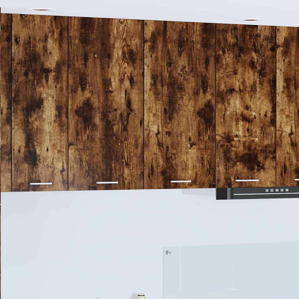 Hanging Cabinet Riga Smoked Oak 80 x 31 x 80 cm Engineered Wood